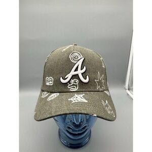 New Era 9Forty Atlanta Braves M-Crown A Frame Snapback Adjustable Hat NWT